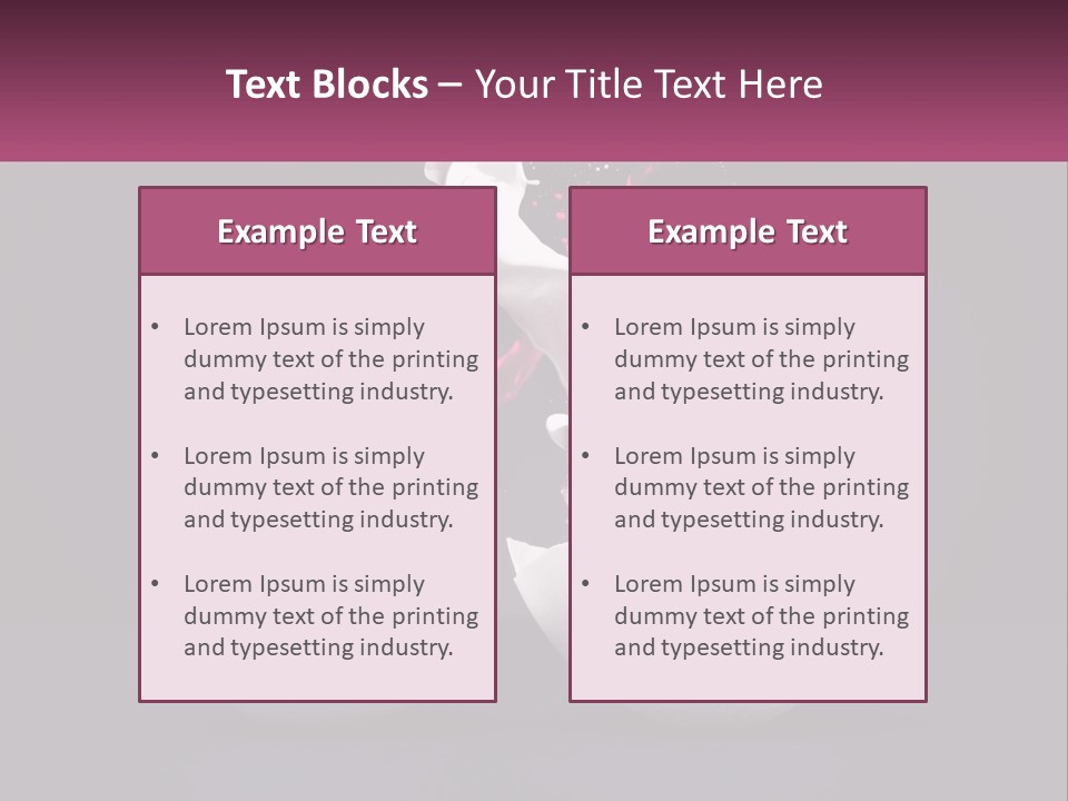 Energy Divided Individuality PowerPoint Template