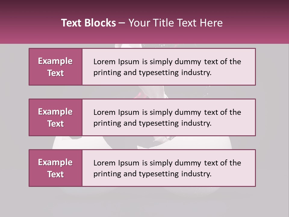 Energy Divided Individuality PowerPoint Template