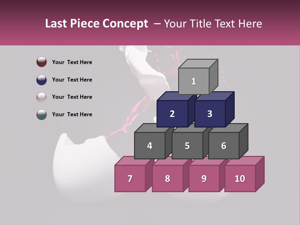 Energy Divided Individuality PowerPoint Template