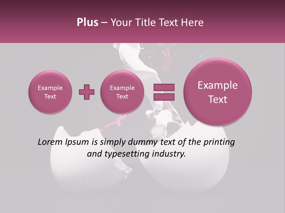 Energy Divided Individuality PowerPoint Template