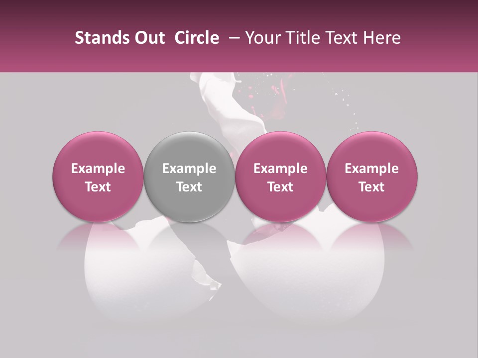 Energy Divided Individuality PowerPoint Template