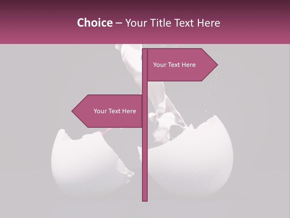 Energy Divided Individuality PowerPoint Template