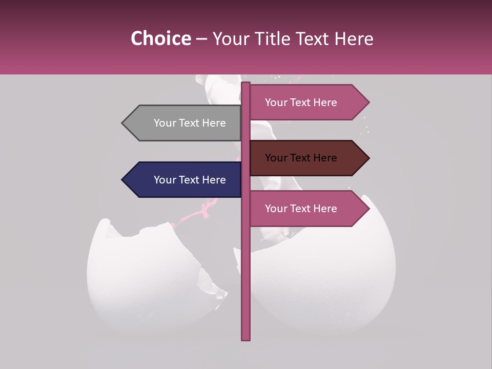 Energy Divided Individuality PowerPoint Template
