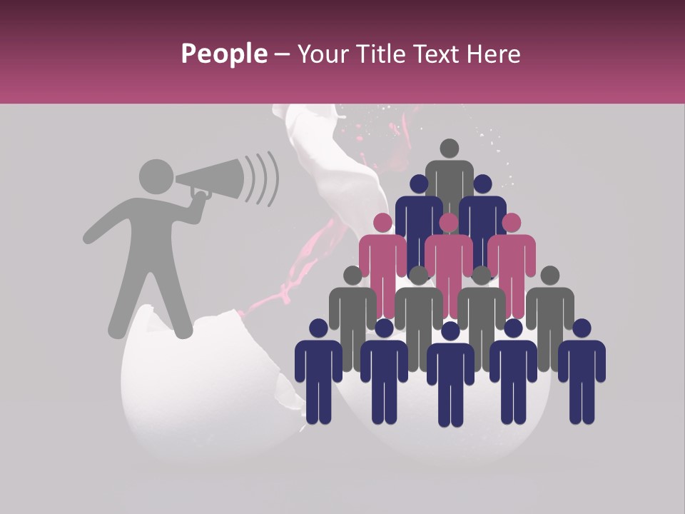 Energy Divided Individuality PowerPoint Template