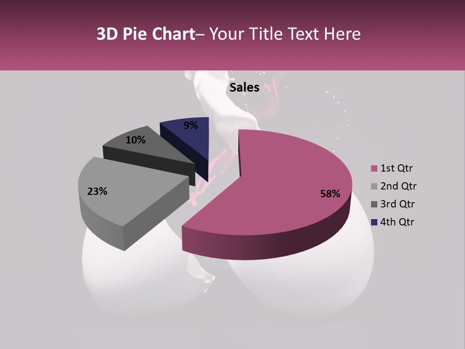 Energy Divided Individuality PowerPoint Template