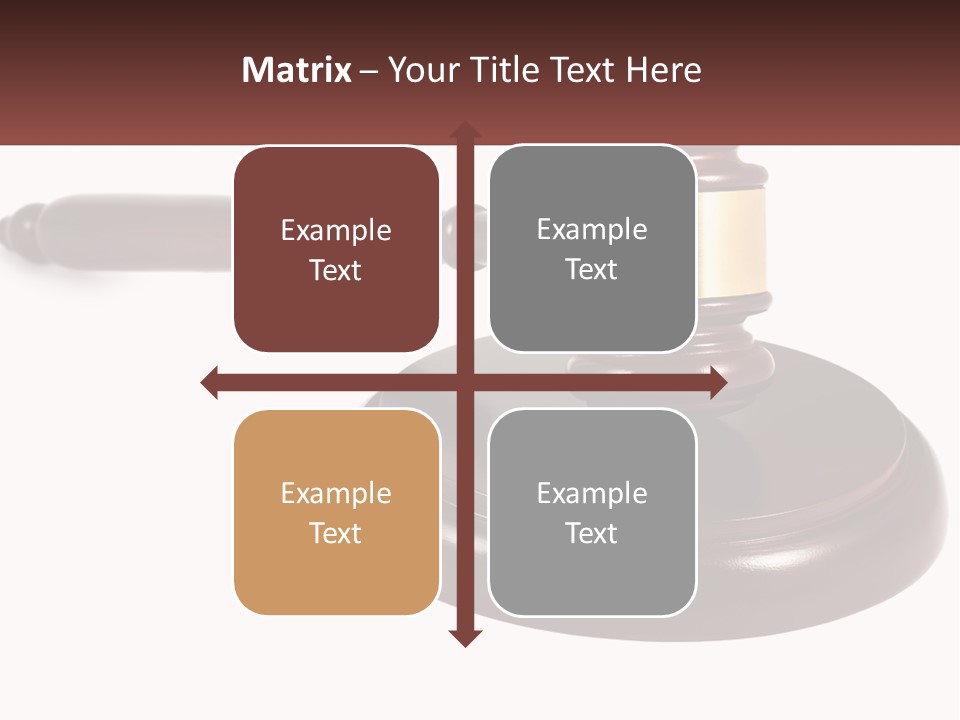 Sentence Law Authority PowerPoint Template