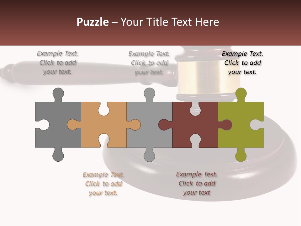 Sentence Law Authority PowerPoint Template