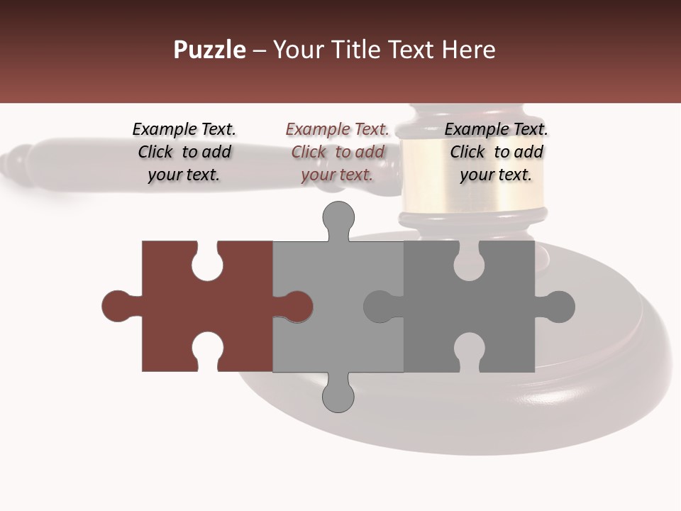 Sentence Law Authority PowerPoint Template