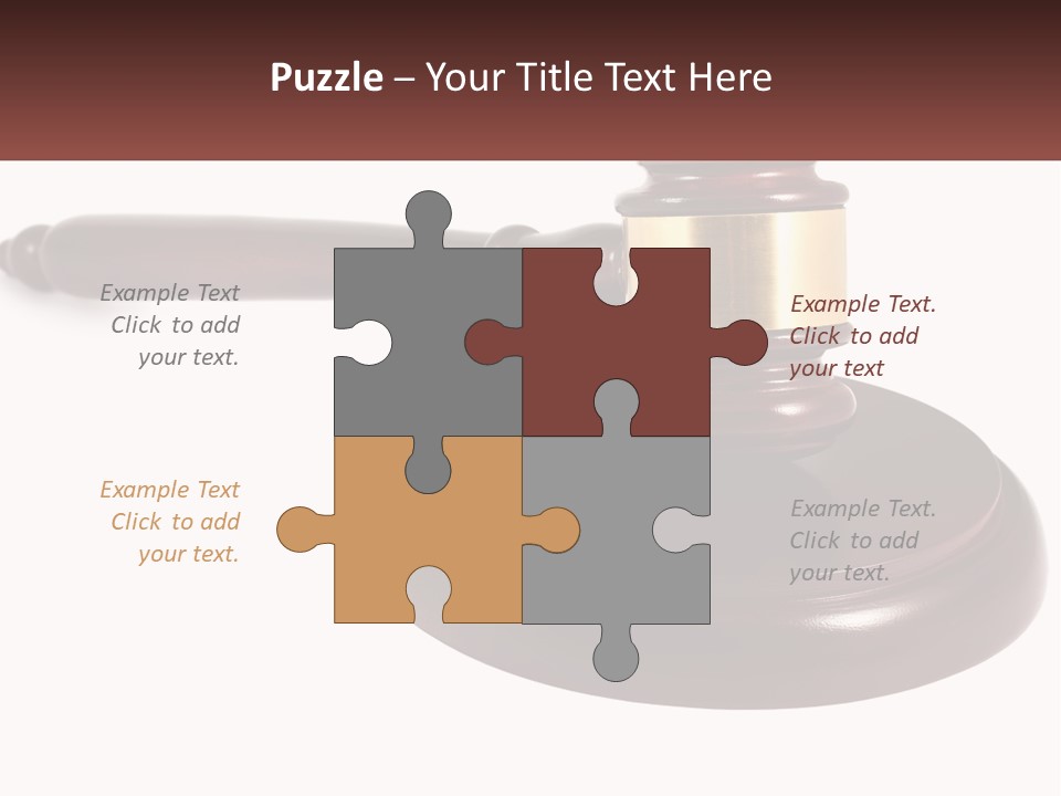 Sentence Law Authority PowerPoint Template