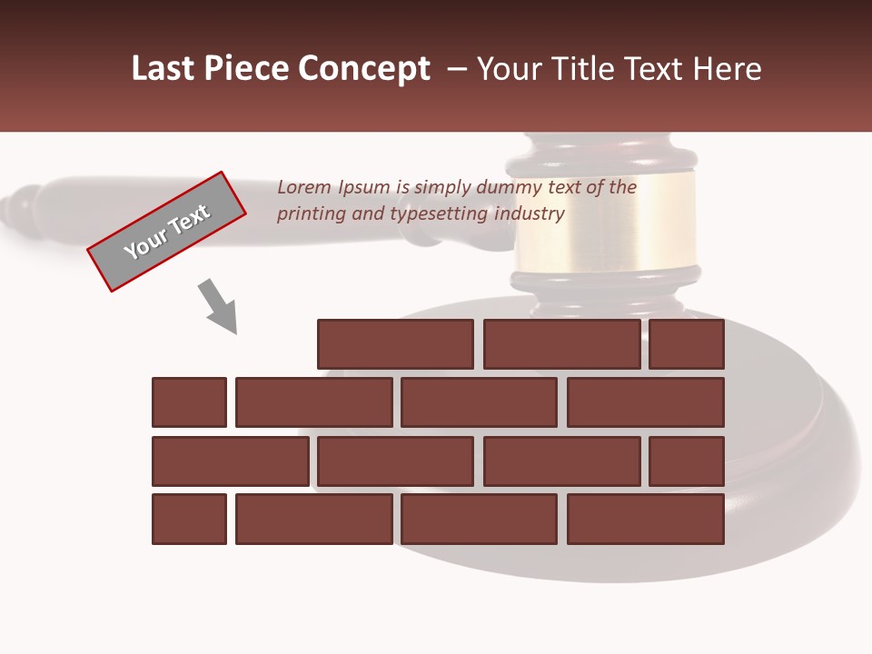 Sentence Law Authority PowerPoint Template