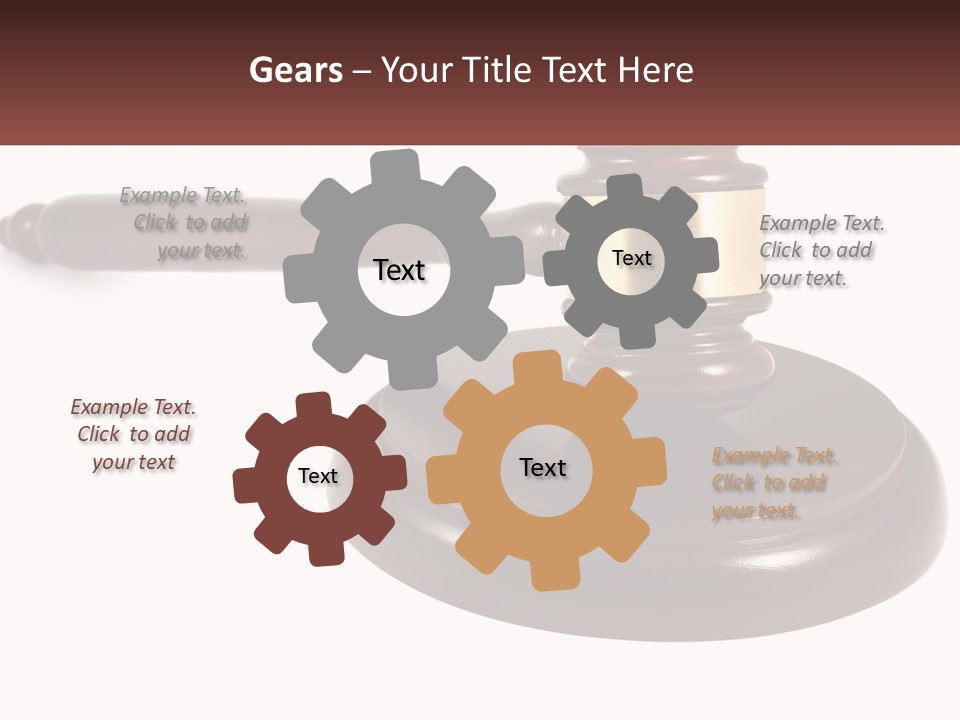 Sentence Law Authority PowerPoint Template