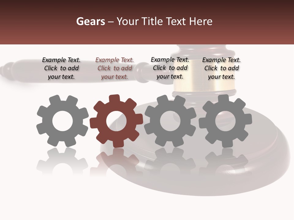 Sentence Law Authority PowerPoint Template