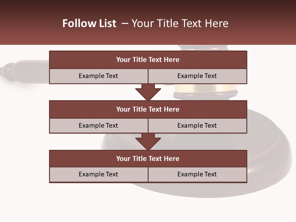 Sentence Law Authority PowerPoint Template