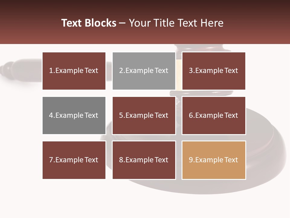 Sentence Law Authority PowerPoint Template