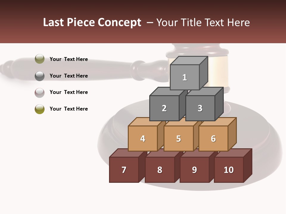 Sentence Law Authority PowerPoint Template