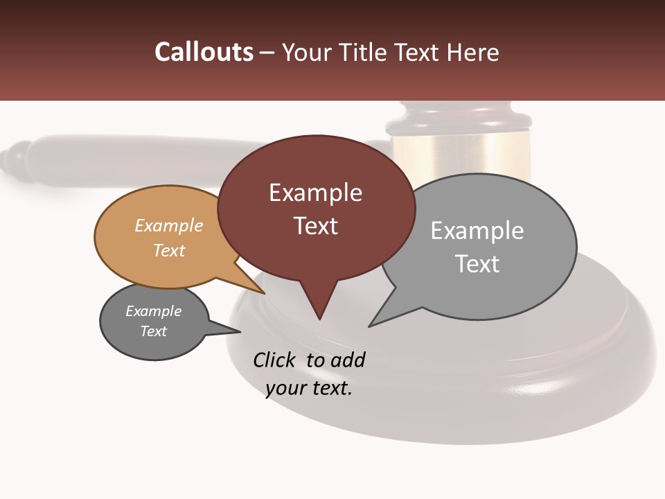 Sentence Law Authority PowerPoint Template