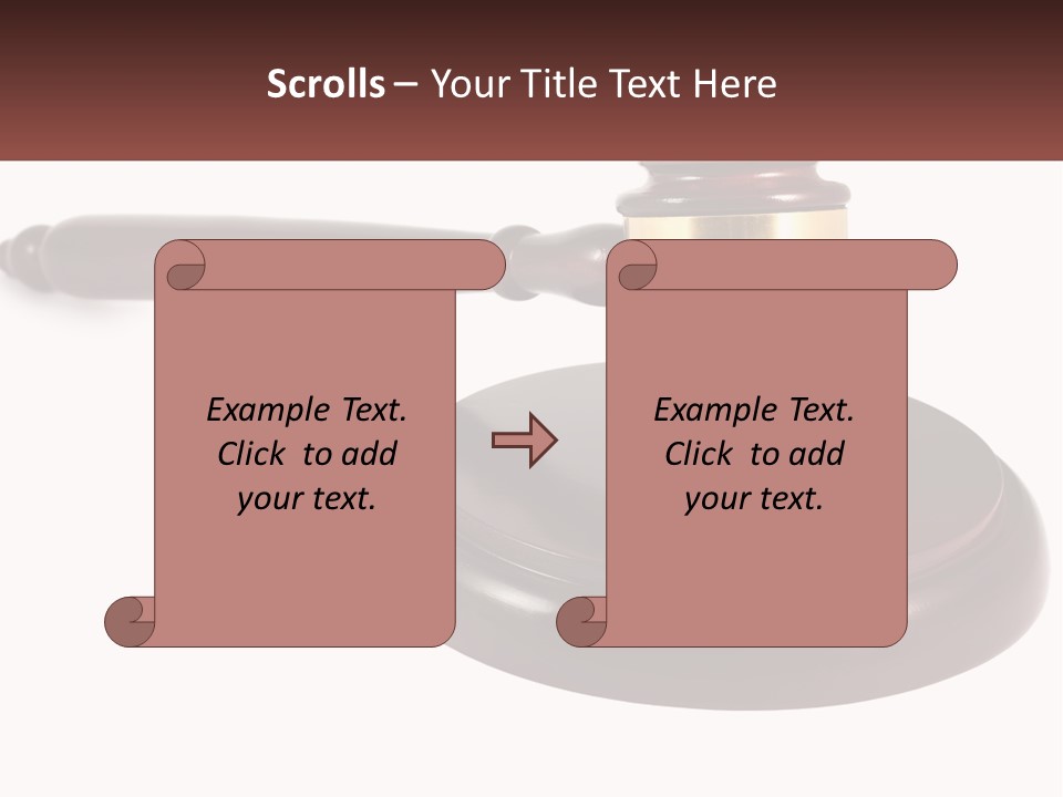 Sentence Law Authority PowerPoint Template