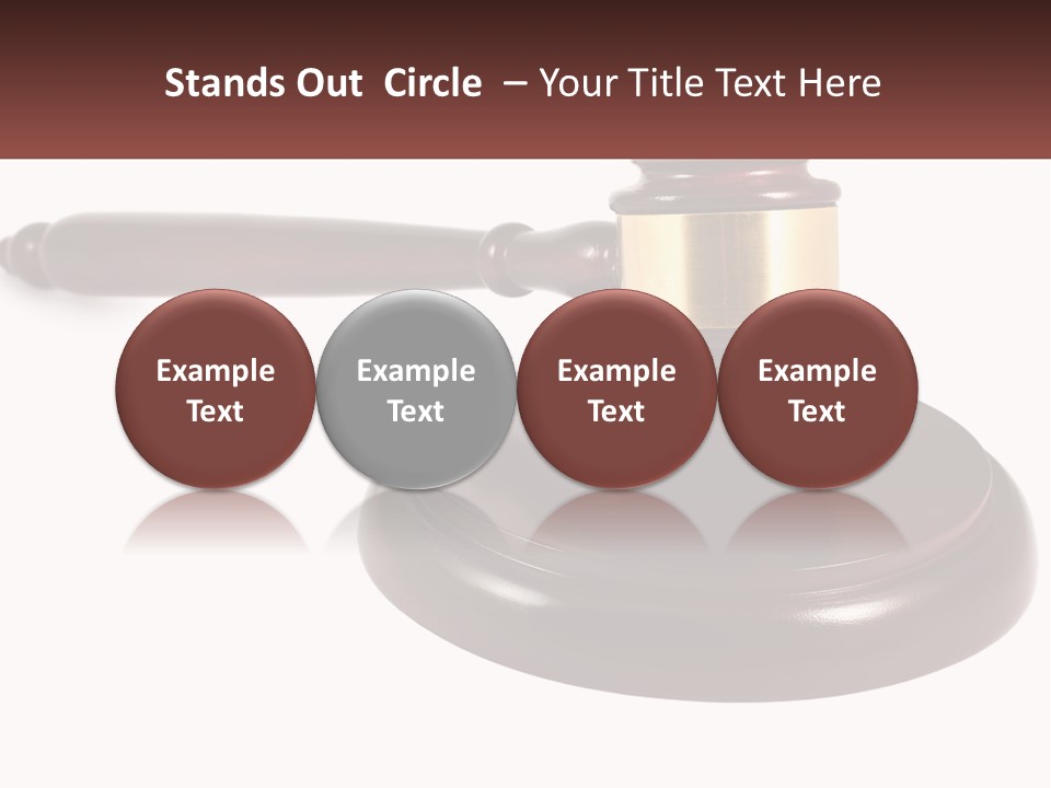 Sentence Law Authority PowerPoint Template