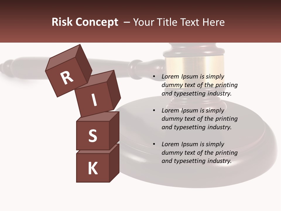 Sentence Law Authority PowerPoint Template