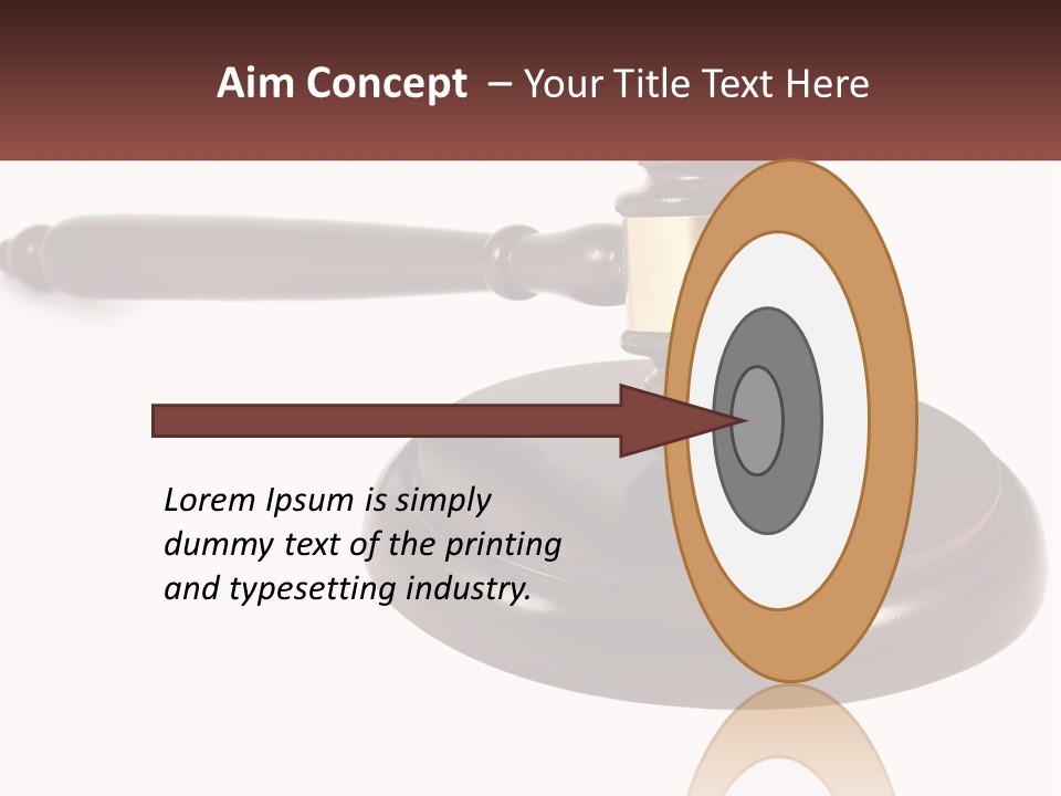 Sentence Law Authority PowerPoint Template