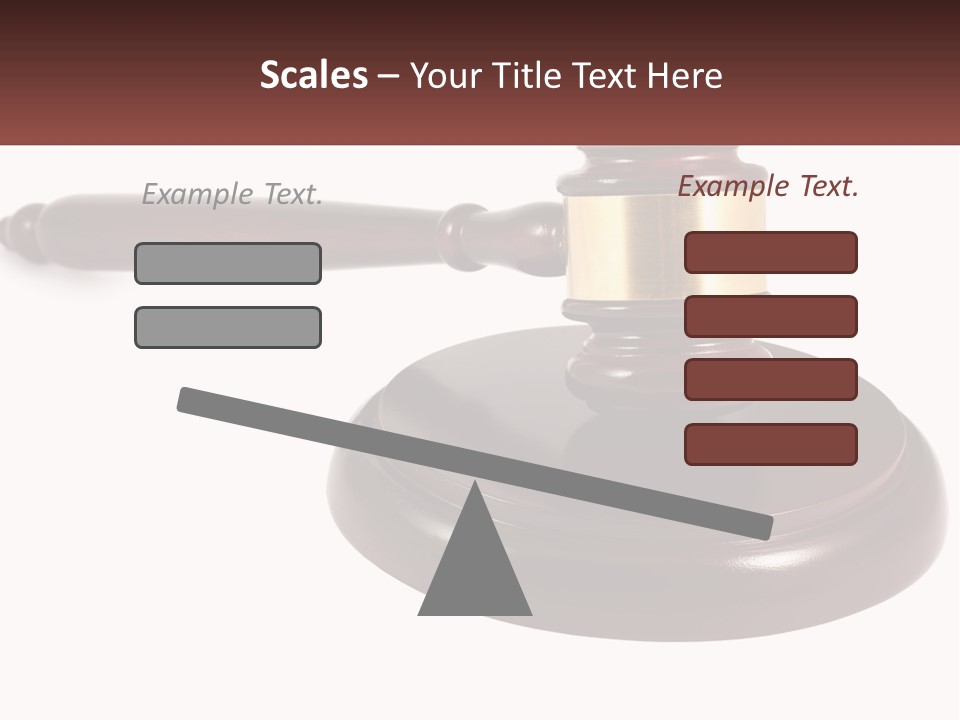 Sentence Law Authority PowerPoint Template
