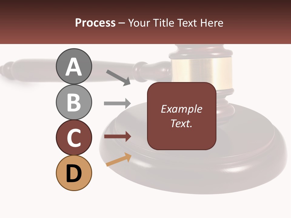 Sentence Law Authority PowerPoint Template