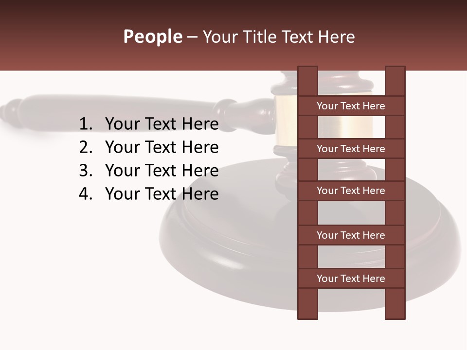 Sentence Law Authority PowerPoint Template