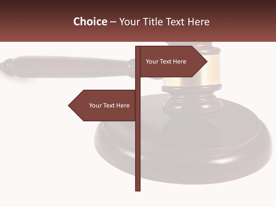 Sentence Law Authority PowerPoint Template
