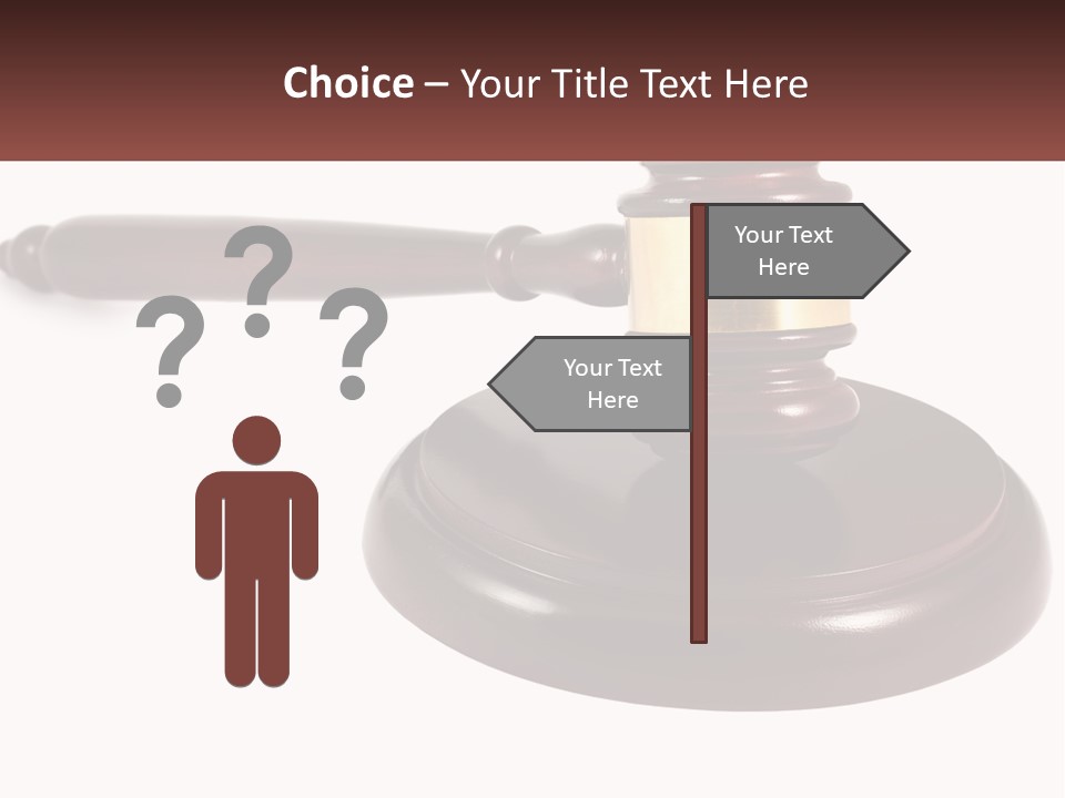 Sentence Law Authority PowerPoint Template