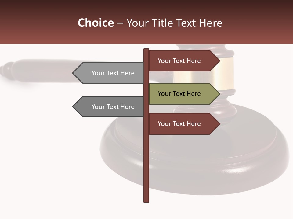 Sentence Law Authority PowerPoint Template