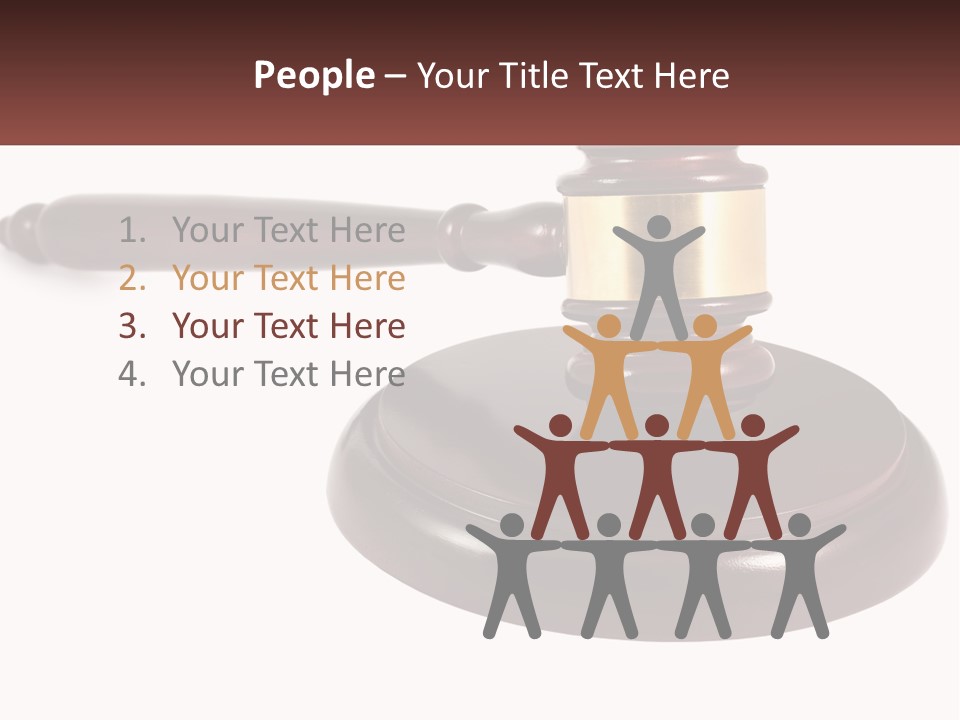 Sentence Law Authority PowerPoint Template