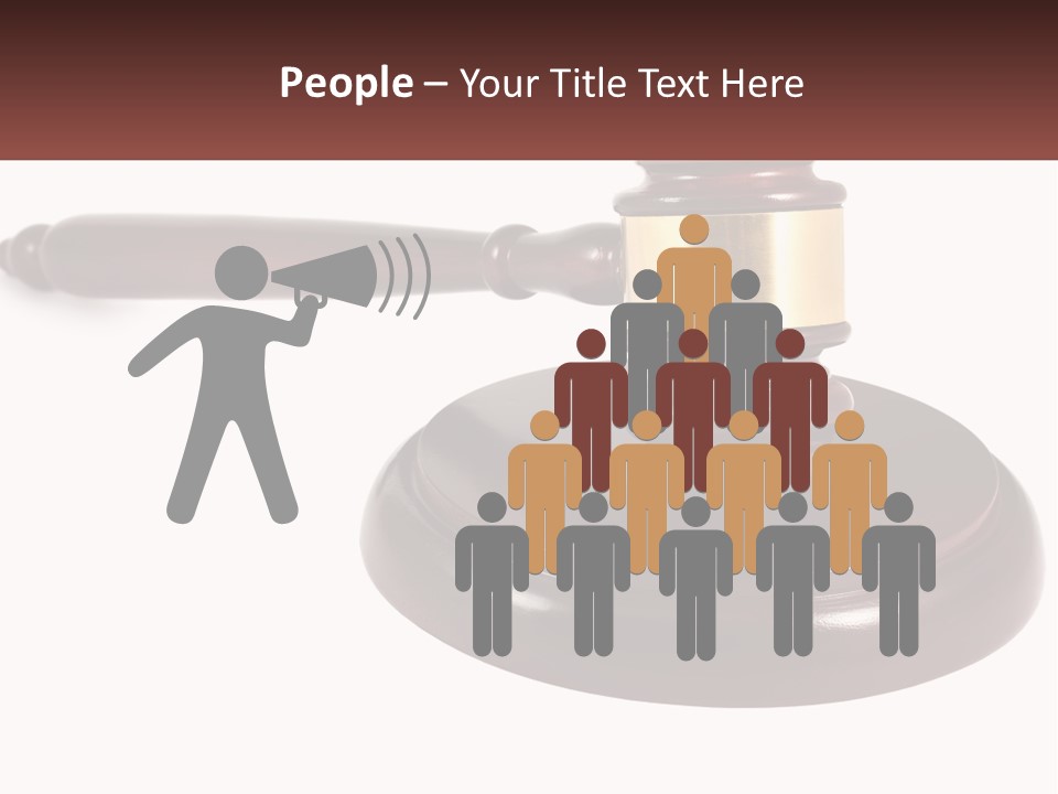 Sentence Law Authority PowerPoint Template