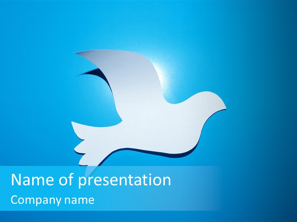Purity Fly Symbolism PowerPoint Template