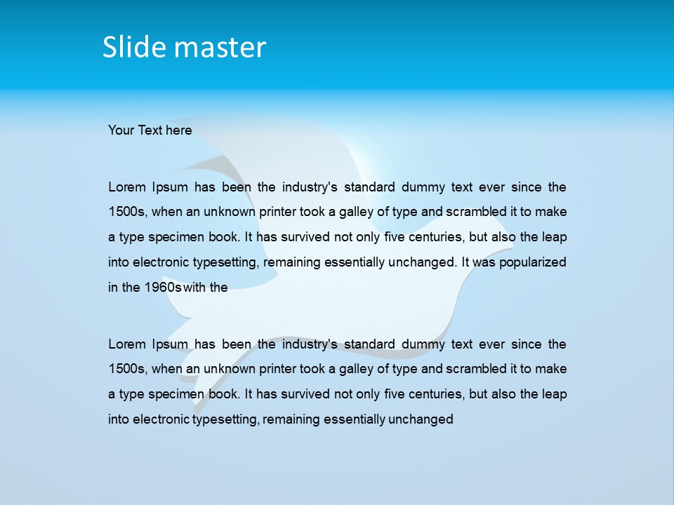 Purity Fly Symbolism PowerPoint Template