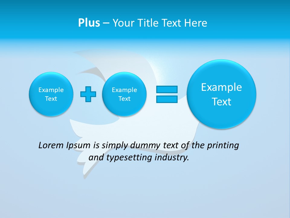 Purity Fly Symbolism PowerPoint Template