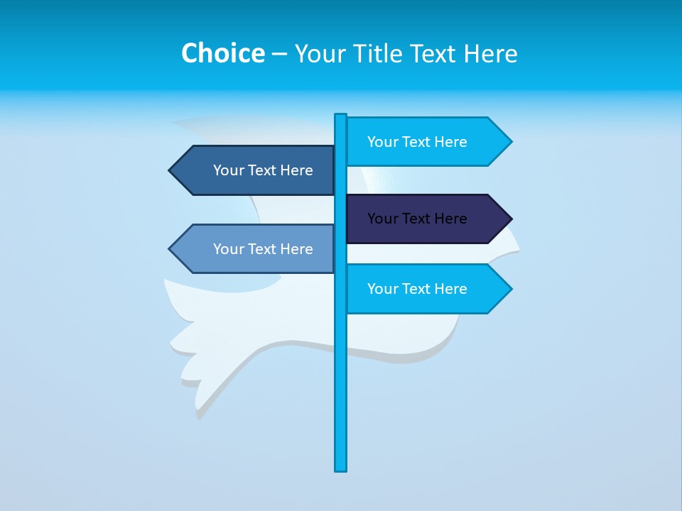 Purity Fly Symbolism PowerPoint Template