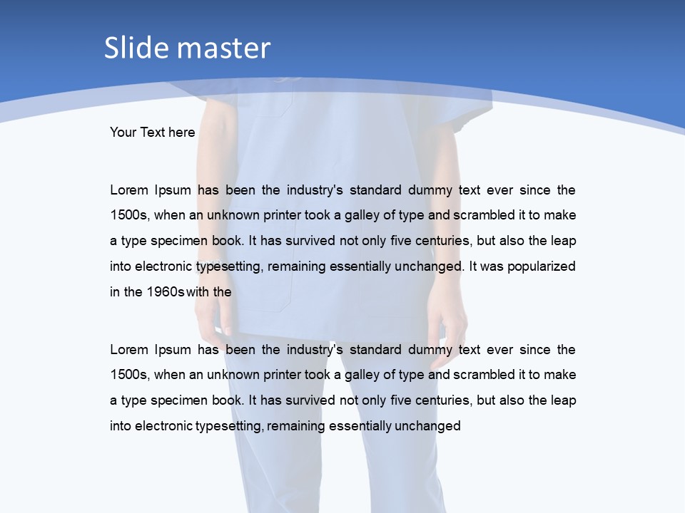 Full Copy Isolated PowerPoint Template