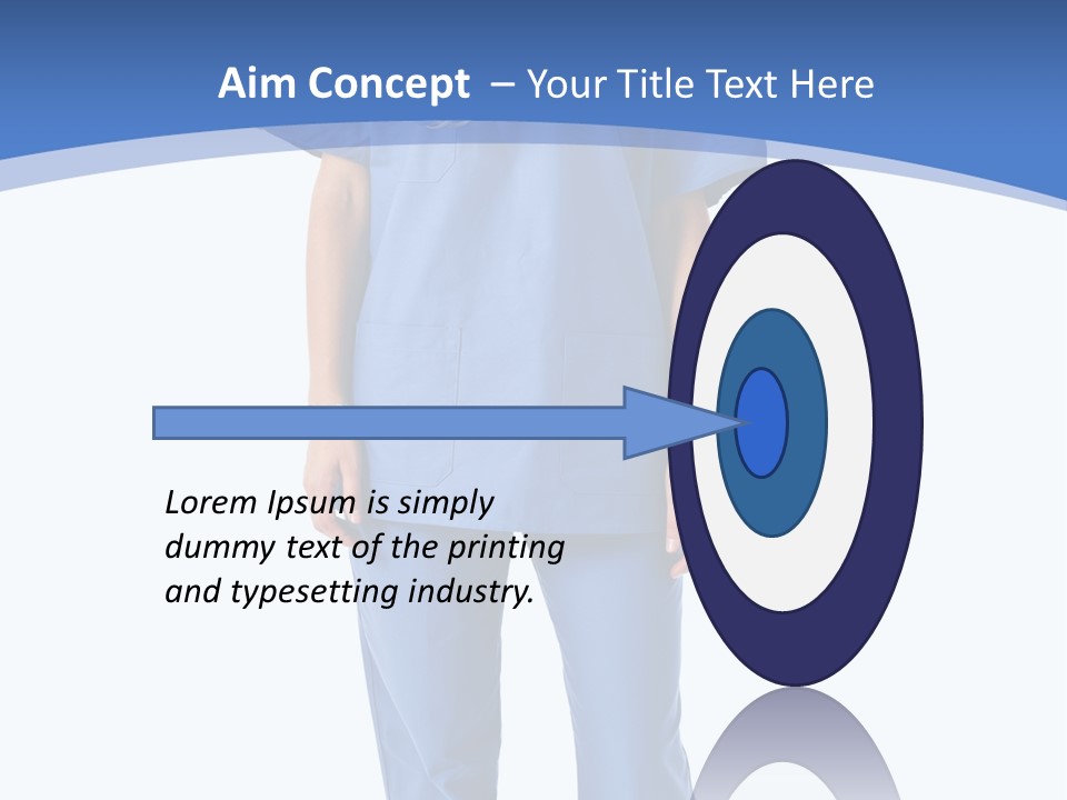 Full Copy Isolated PowerPoint Template