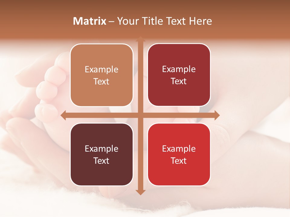 Protection Cute Hand PowerPoint Template