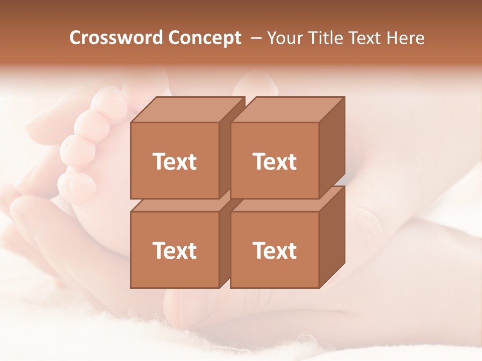 Protection Cute Hand PowerPoint Template