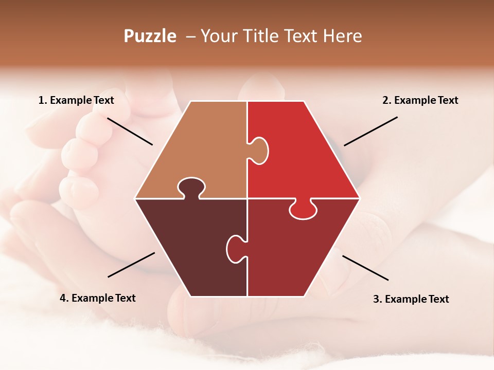 Protection Cute Hand PowerPoint Template