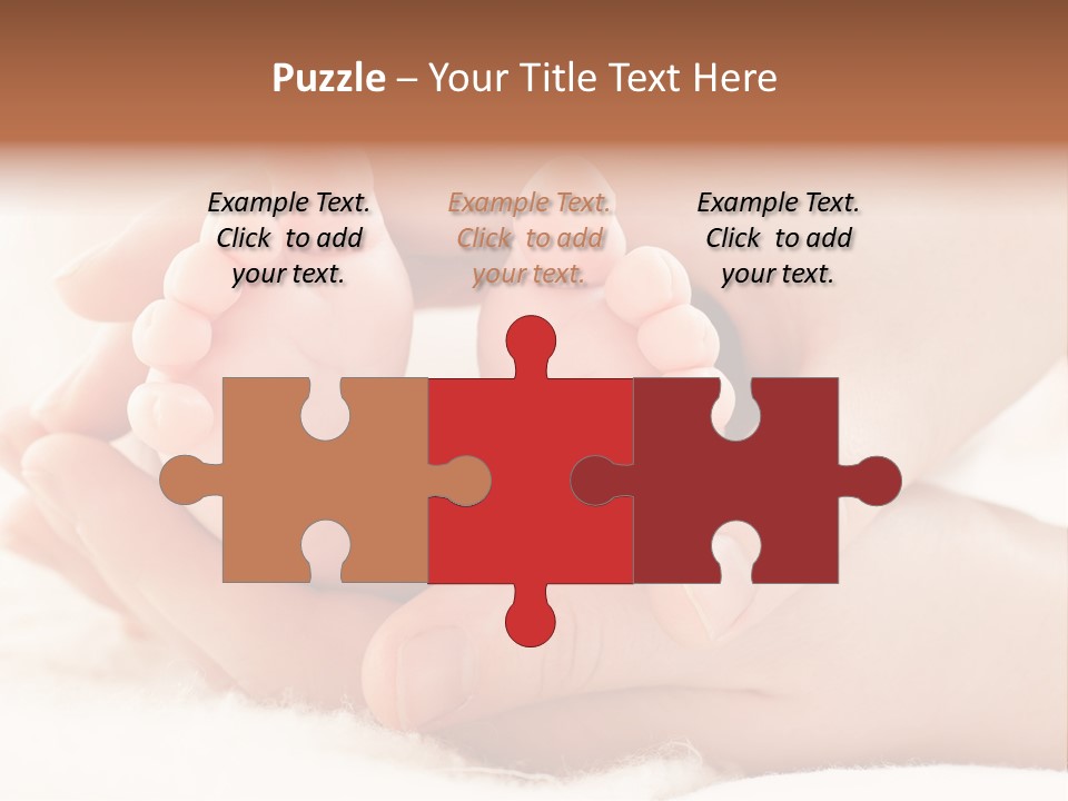 Protection Cute Hand PowerPoint Template