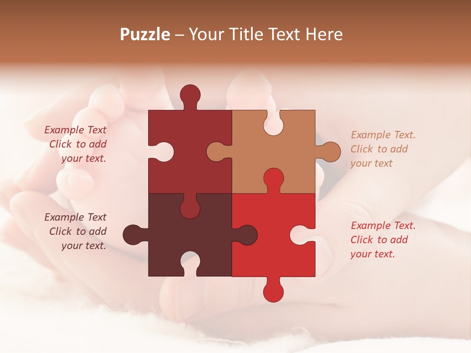 Protection Cute Hand PowerPoint Template