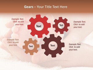 Protection Cute Hand PowerPoint Template