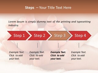 Protection Cute Hand PowerPoint Template