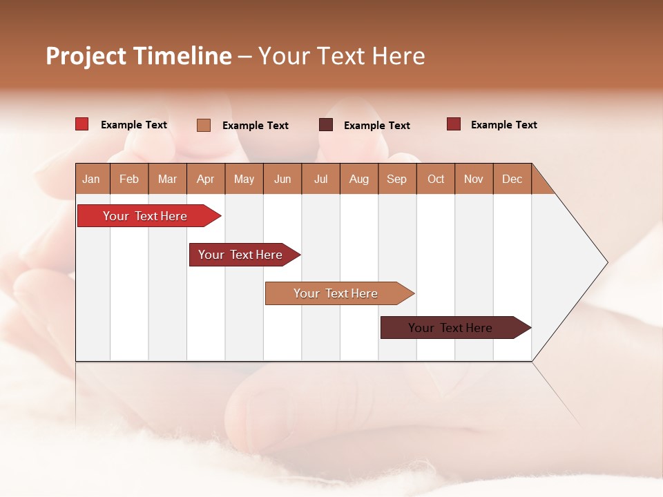 Protection Cute Hand PowerPoint Template