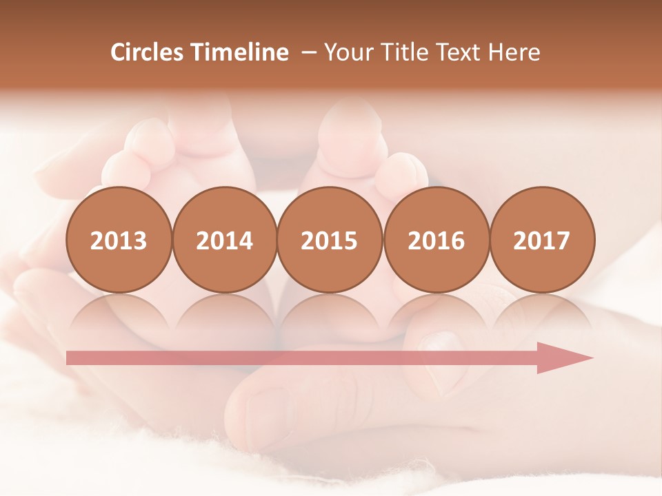 Protection Cute Hand PowerPoint Template