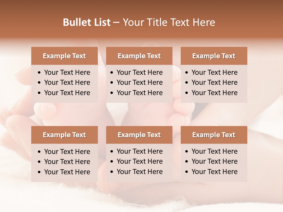 Protection Cute Hand PowerPoint Template