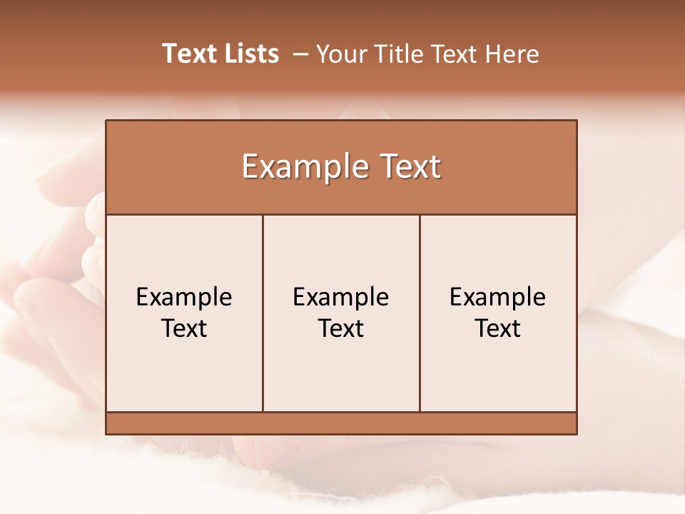 Protection Cute Hand PowerPoint Template