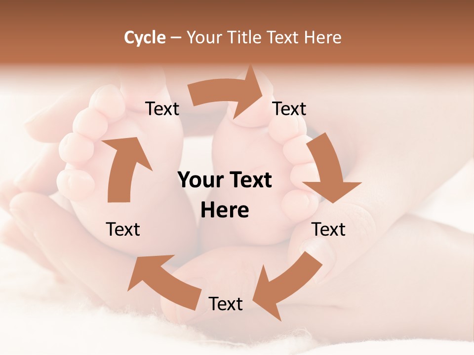 Protection Cute Hand PowerPoint Template